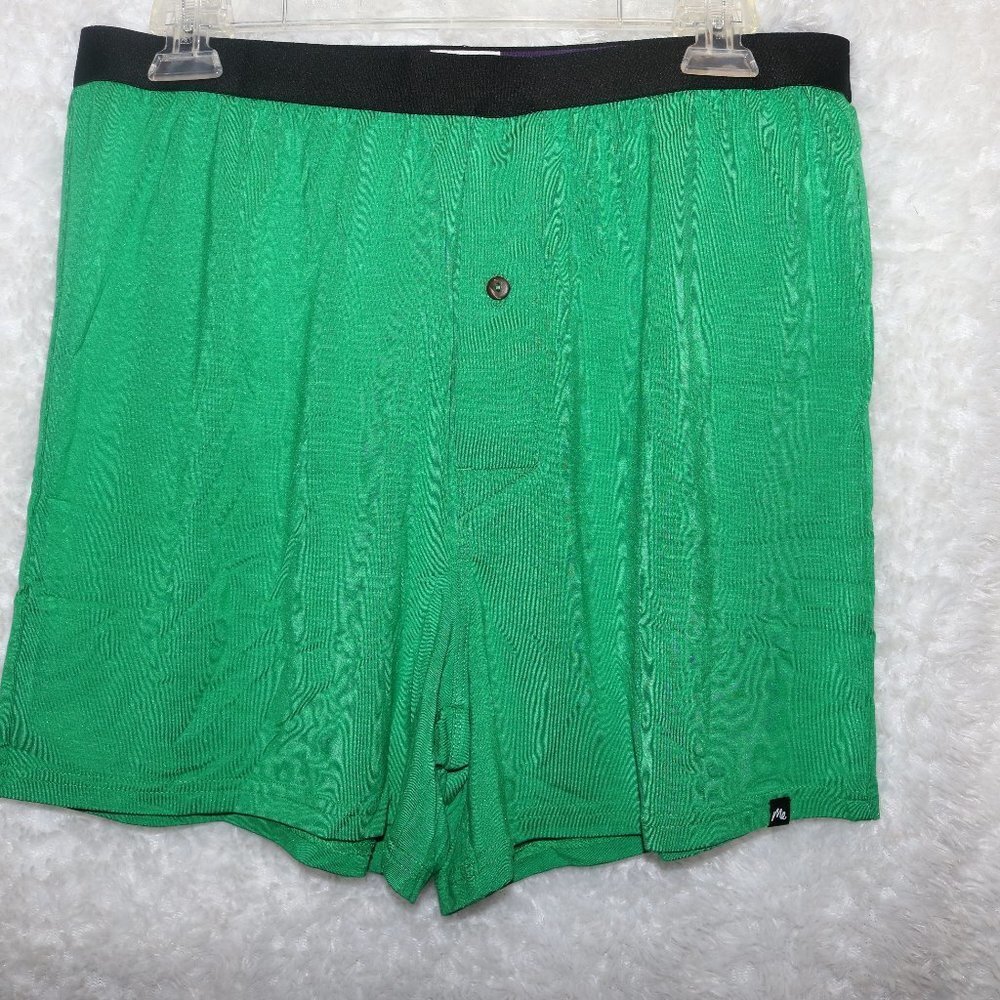 MeUndies 2 pack boxer w/fly size large 92% micromodel 8% elastane NWOT